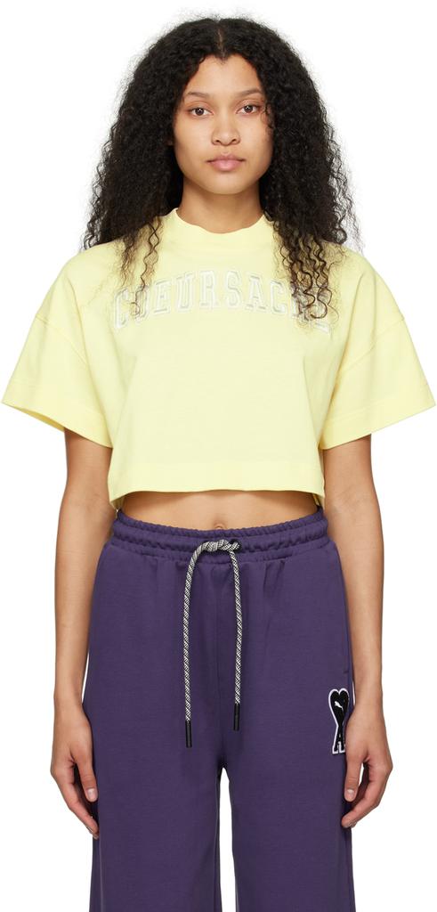 AMI deals Paris cropped shirt