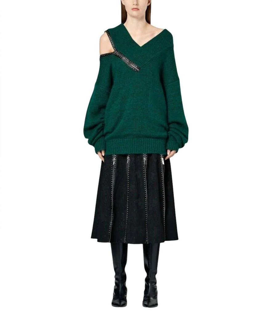 CHRISTOPHER KANE Christopher Kane - Lace Jacquard Diamond Skirt 1