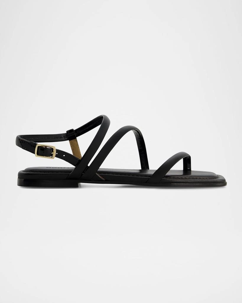 Bernardo Odessa Patent Thong Slingback Sandals 1