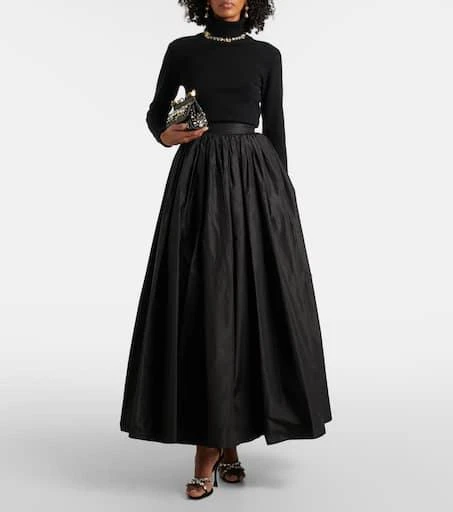 Dolce 
Gabbana Gathered silk maxi skirt 2