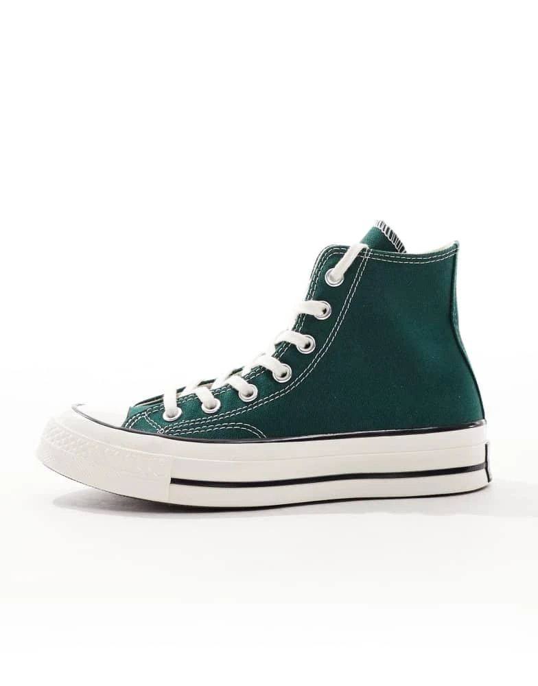 Converse Converse Chuck 70 Hi trainers in dark green 3