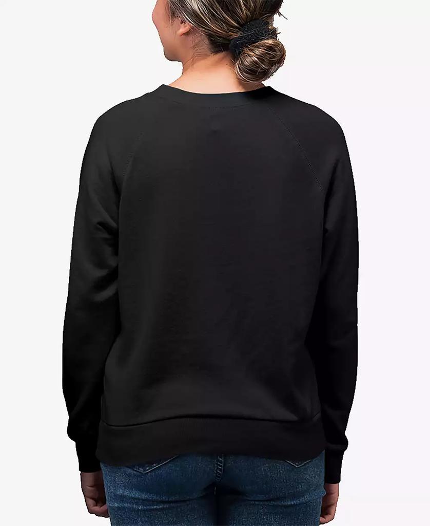 売れ筋商品|||エルエーポップアート カットソー トップス レディース Women's Crewneck Word Art Script Love Heart Sweatshirt Top Black One Love Heart - Women's Word Art Crewneck Sweatshirt – LA