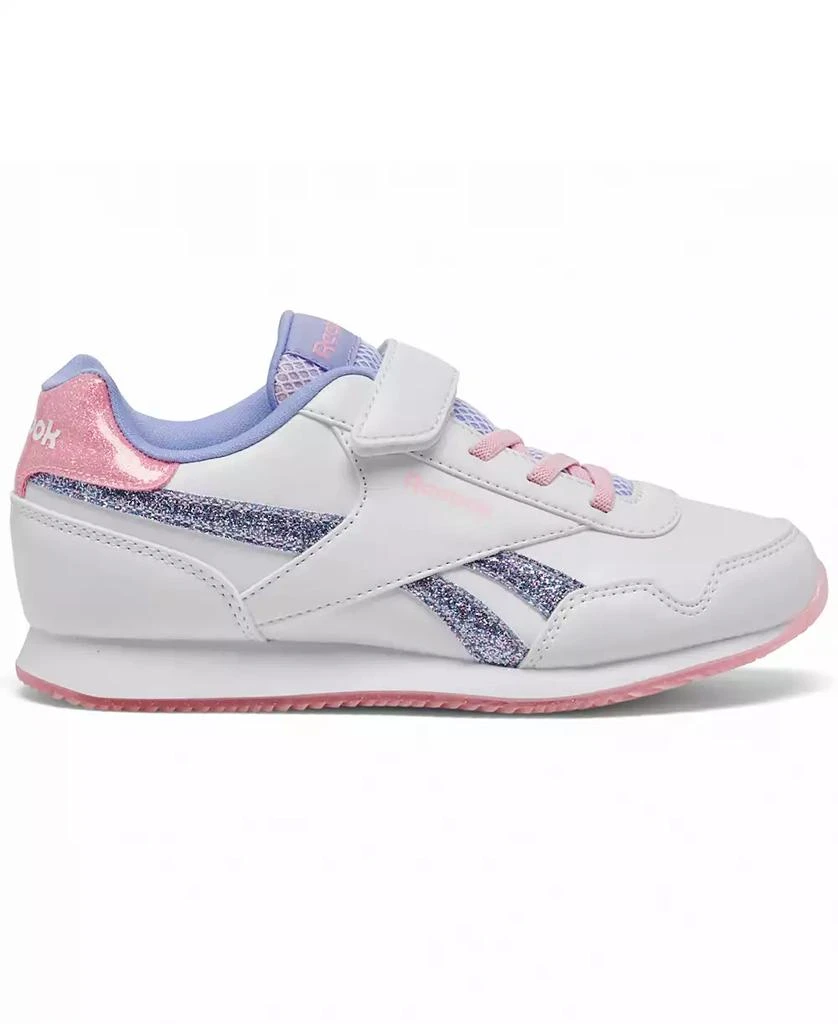 Reebok Little Girls Royal Classic Leather Jog 3.0 Fastening Strap Casual Sneakers from Finish Line 2