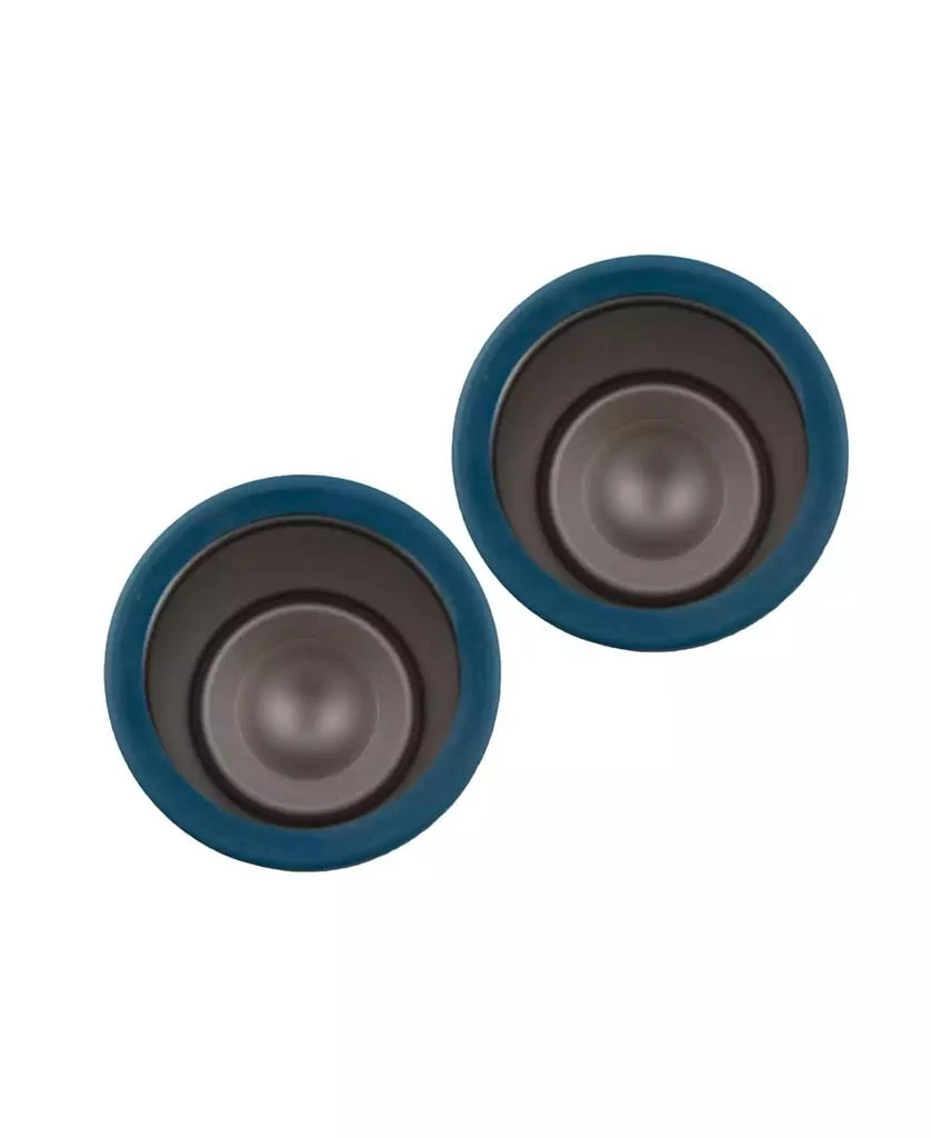 Cambridge Silversmiths Insulated Sapphire Blue Geode Slim Can Coolers, 2 Pack 3