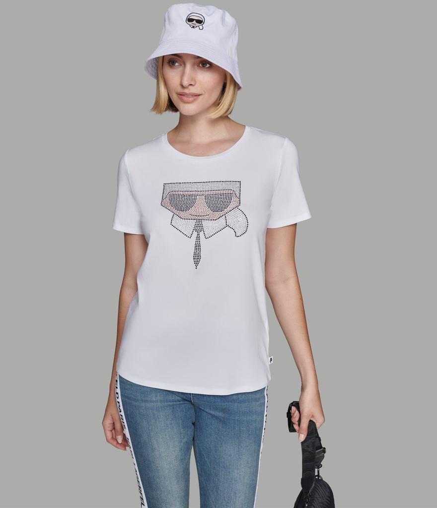 Karl Lagerfeld Paris KARL SEQUIN HEAD TEE