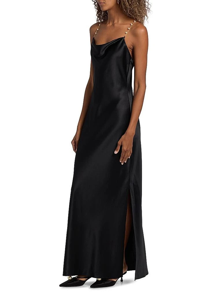 CAMI NYC Shallon Embellished-Silk Slip Gown 4
