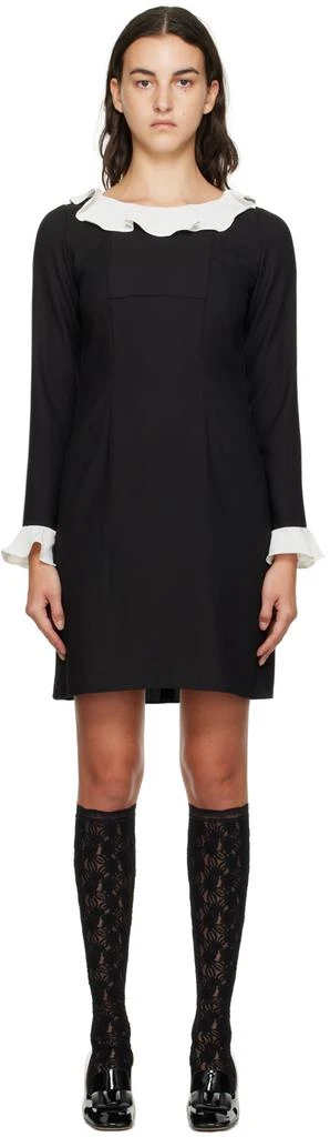 Anna Sui Black Combo Minidress 1