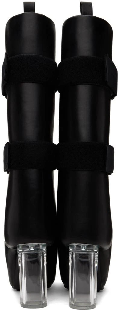 Rick Owens Black Splint Platform Boots 2