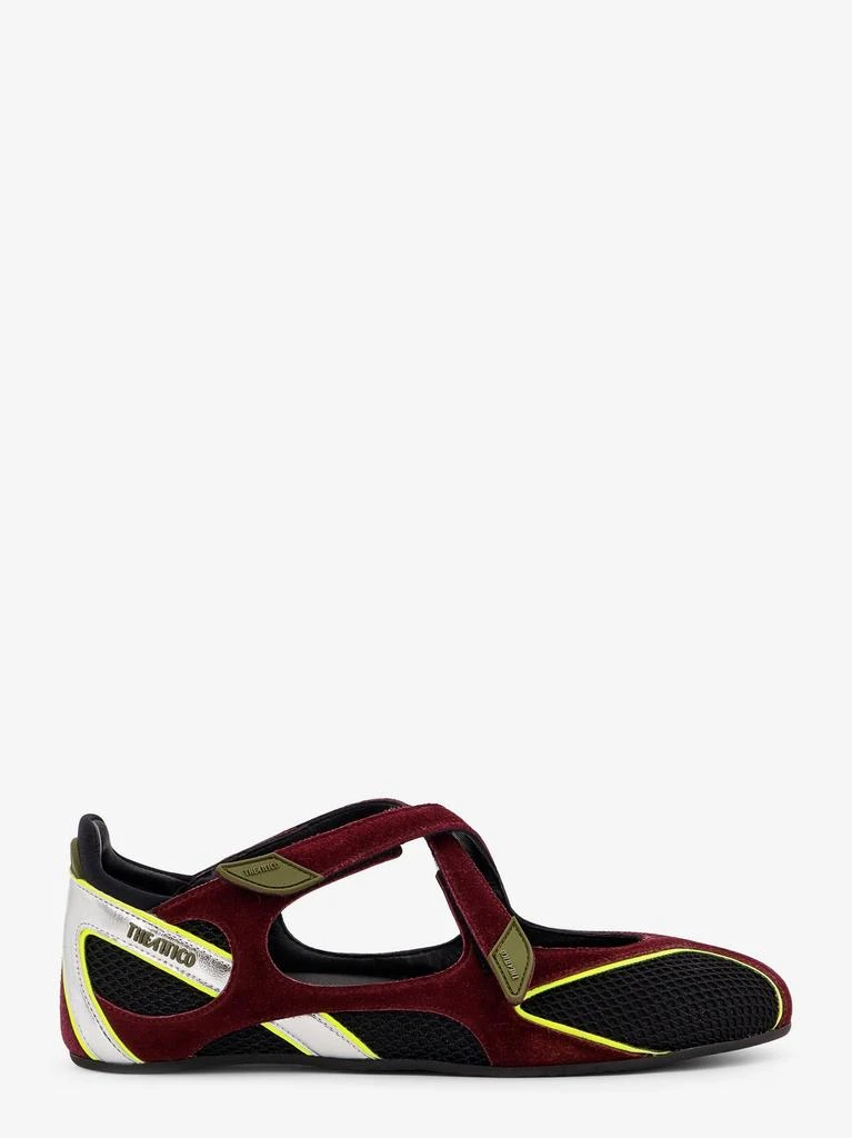 The Attico Foor 01 mesh and suede Ballerinas Flat 1