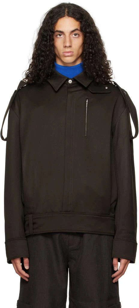 Omar Afridi Brown Battle Dress Jacket 1
