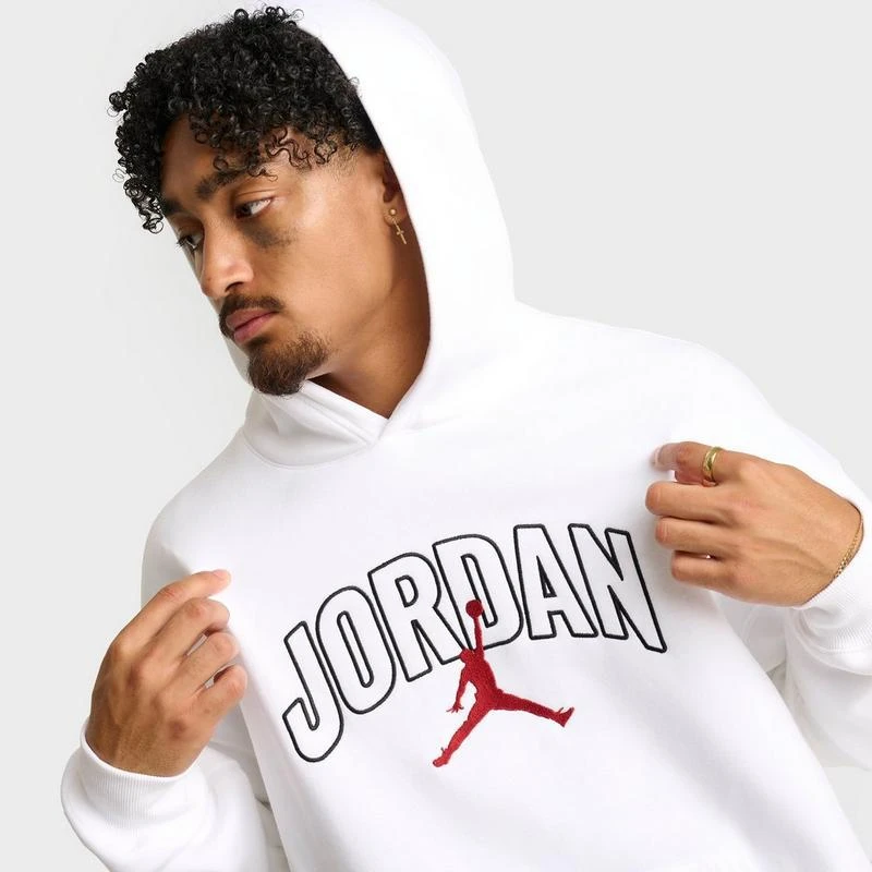 Jordan Men's Jordan Brooklyn Fleece Oversized Pullover Hoodie 5