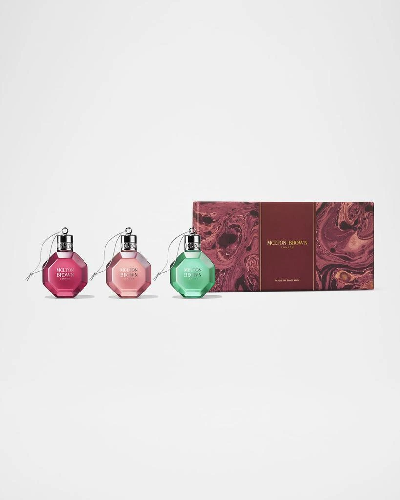 Molton Brown Festive Bauble Bath & Shower Gift Set, 3 x 2.5 oz. 1