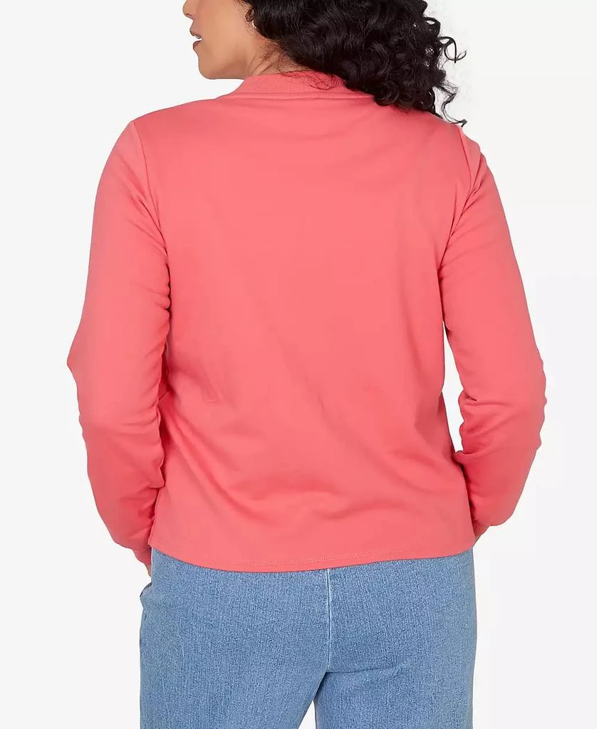 Alfred Dunner Women
s  Austin Quilted Knit Ribbed Jacket 5