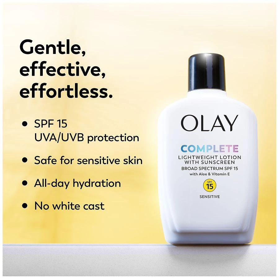 Olay Lotion Moisturizer with SPF 15 Sensitive Fragrance-Free 4