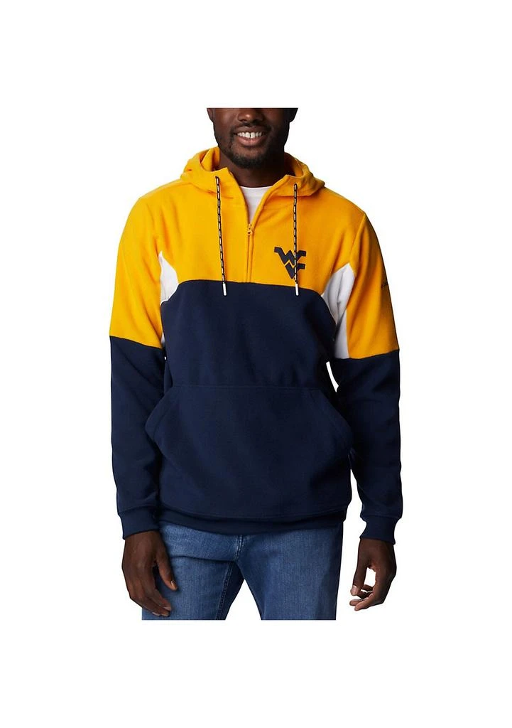 Columbia NCAA West Virginia Mountaineers Lodge Quarter-Zip Hoodie