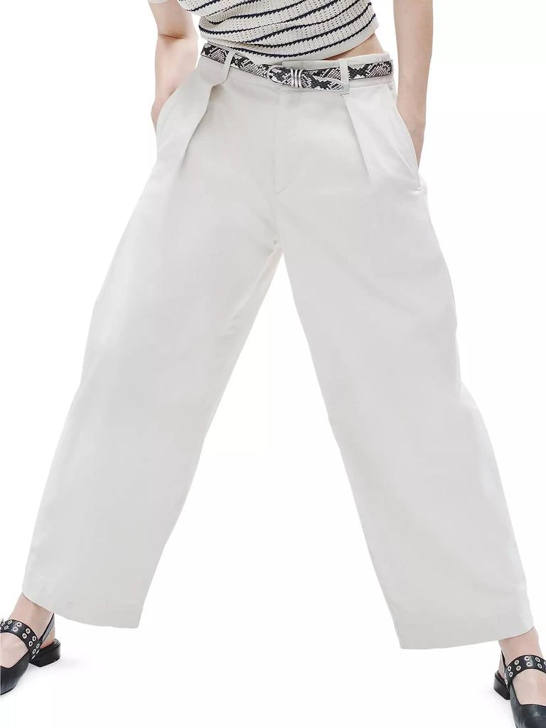 Rag & Bone Donovan Cotton Barrel-Leg Pants 6