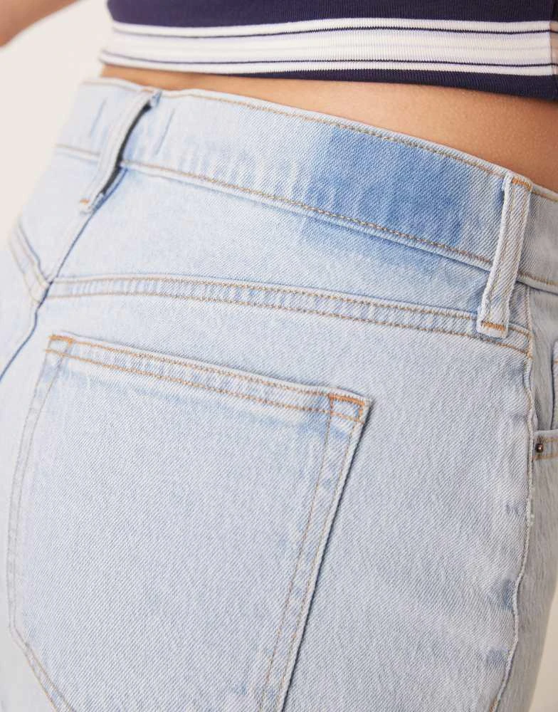 Abercrombie & Fitch Abercrombie & Fitch denim mini skirt in blue wash 3