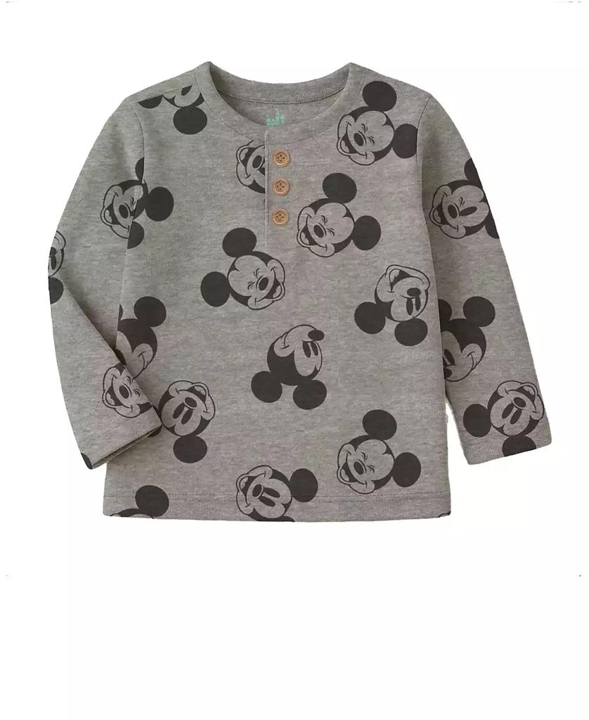 Disney Baby Boys 2-Piece Mickey Mouse Corduroy Top and Overall Set