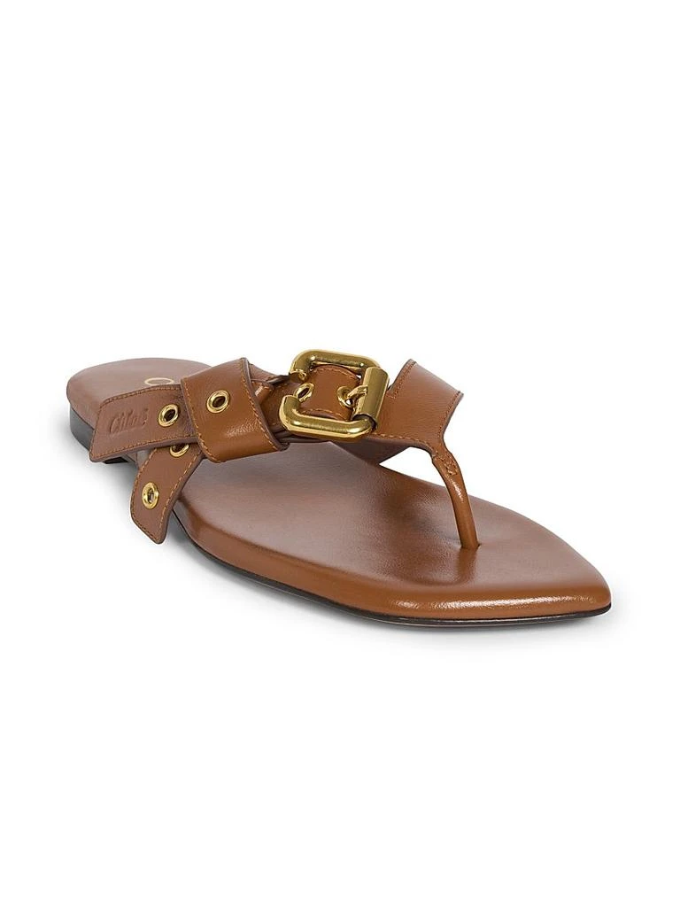 Chloé Mae Leather Thong Sandals 2
