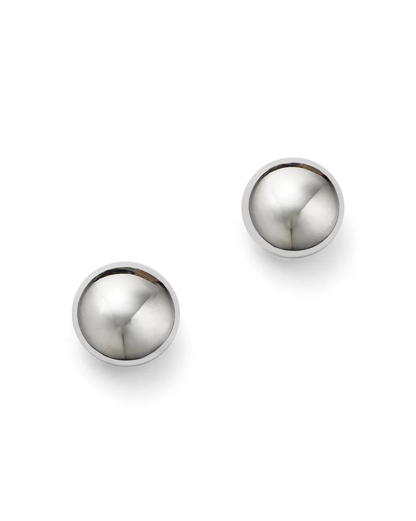 Bloomingdale
s 14K White Gold Flat Ball Stud Earrings 1