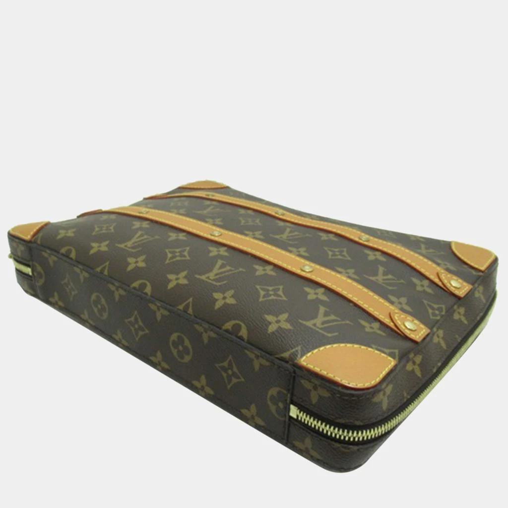 Louis Vuitton Louis Vuitton Brown Monogram Canvas Soft Trunk Crossbody Bag 4