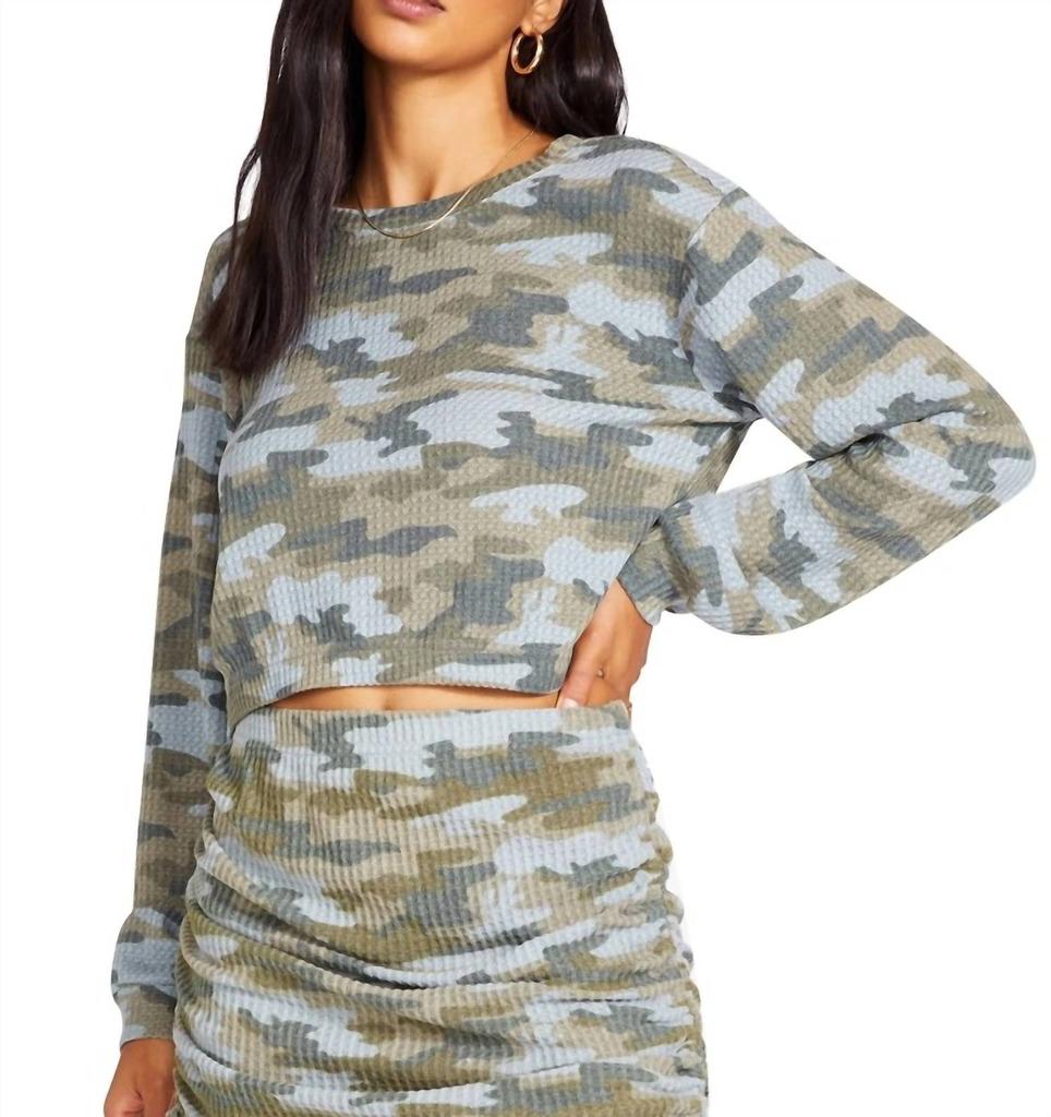 BB Dakota Incognito Top In Camouflage