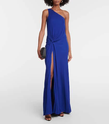 Tom Ford One-shoulder jersey gown 2
