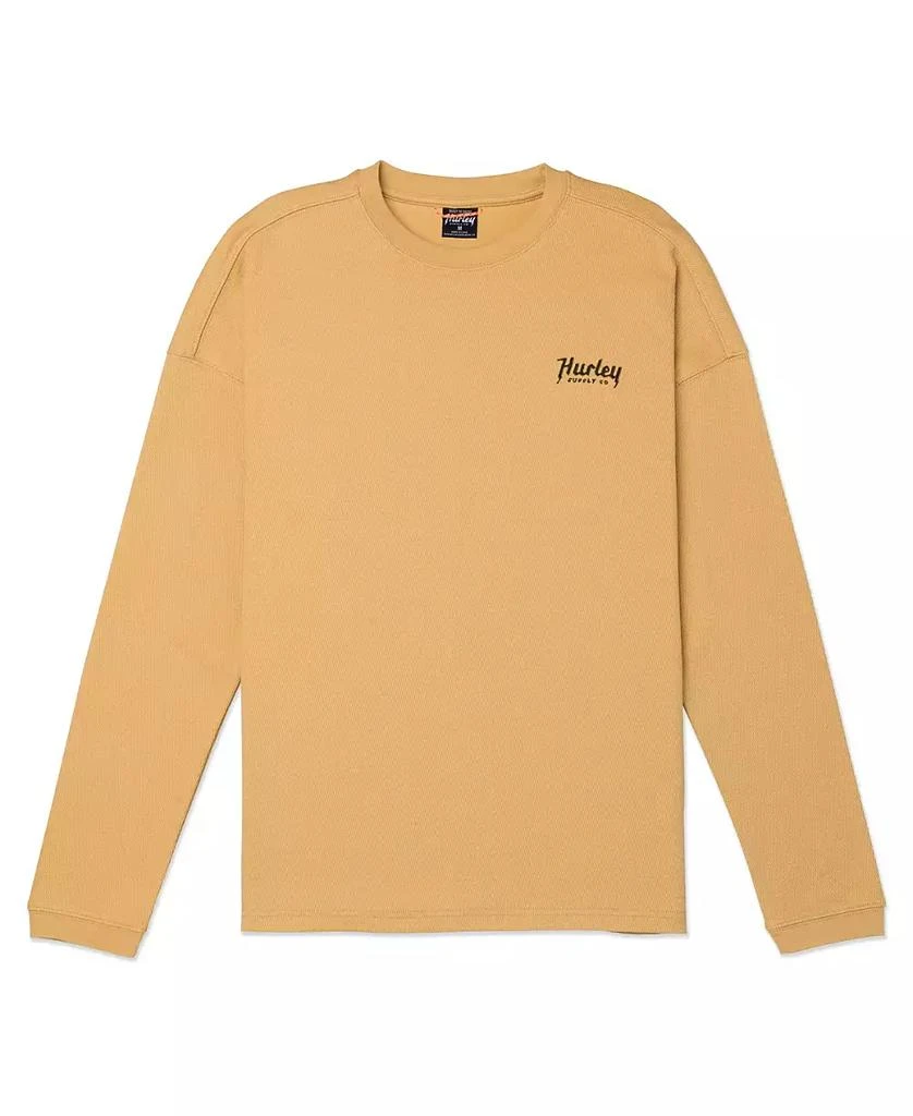 Hurley Men's Tradesman Thermal Long Sleeve Crew T-Shirt 5