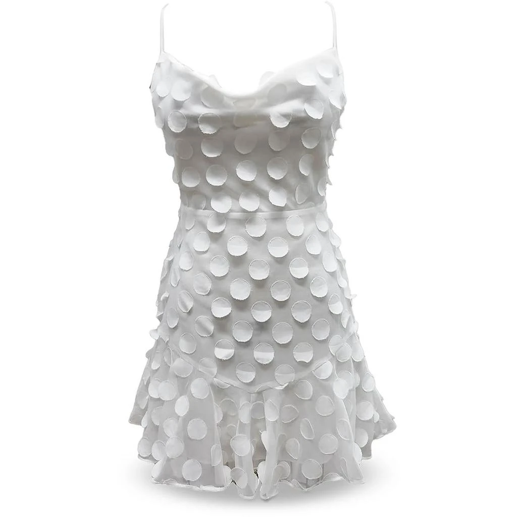 Milly Womens Mesh Above Knee Mini Dress 1
