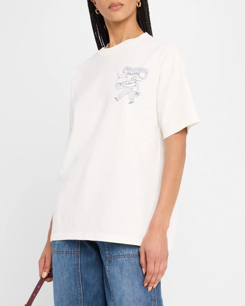 Damson Madder Gelati Girl Crewneck Boyfriend Tee 4