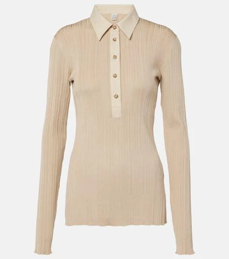 Totême Jersey polo sweater 1