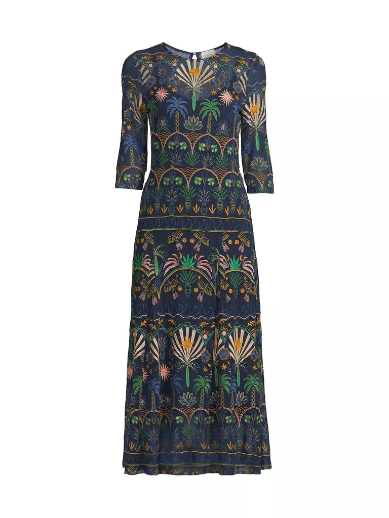 Johnny Was Nova Paneled Midi-Dress 1