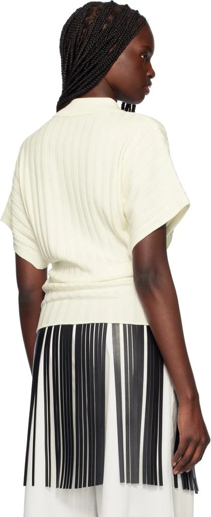 Recto Off-White Dolman Sleeves Knit Polo 3