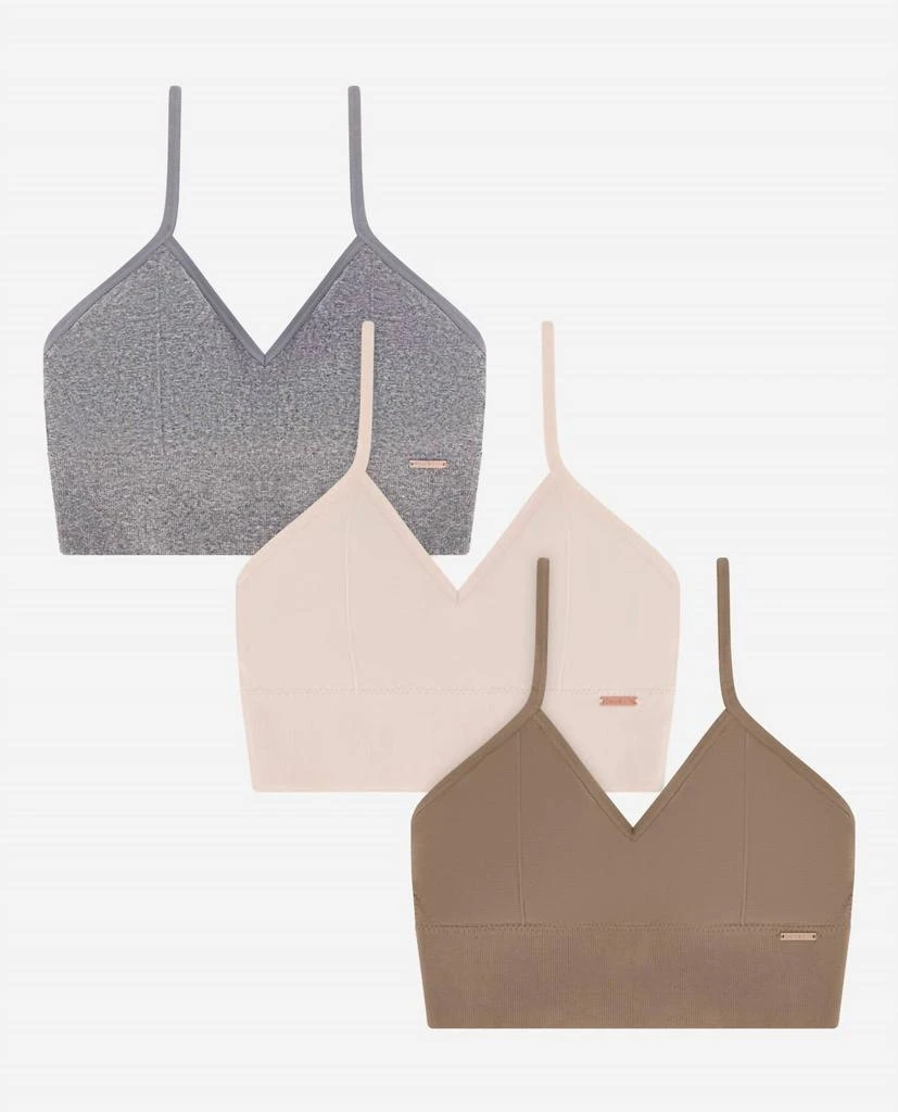 Danskin Danskin - Women's 3-pack Seamless Sweetheart Bralette 1