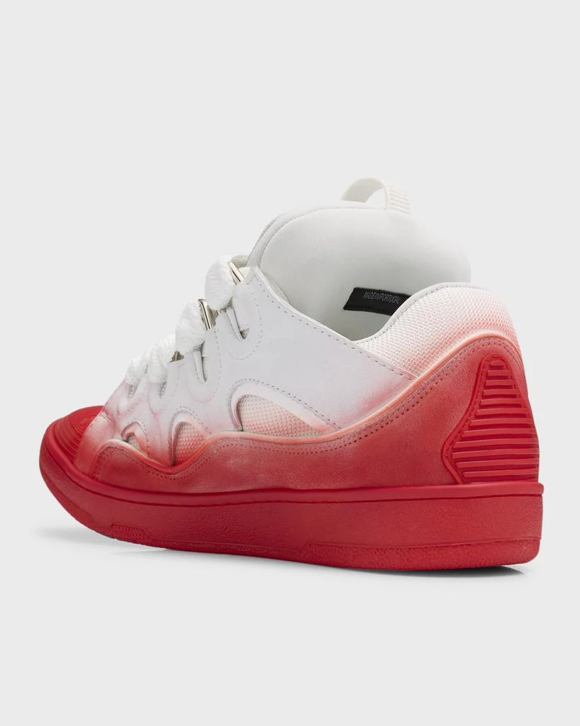Lanvin Men's Exclusive Curb Low-Top Sneakers 5