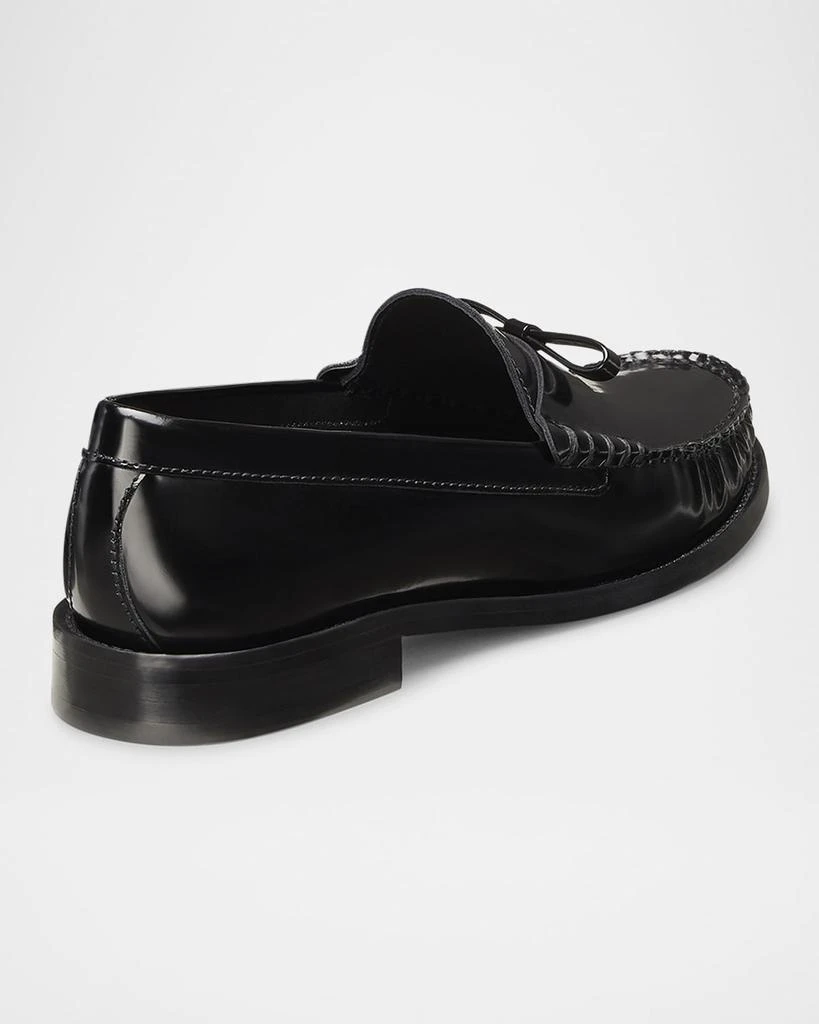 Stuart Weitzman Lottie Leather Bow Loafers 4