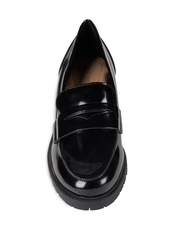 Nine West Naveen Apron Toe Penny Loafers 5