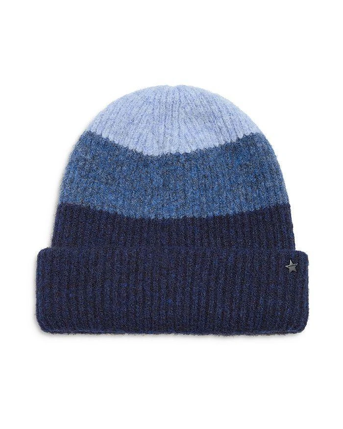Jocelyn Star Charm Color Block Beanie 1