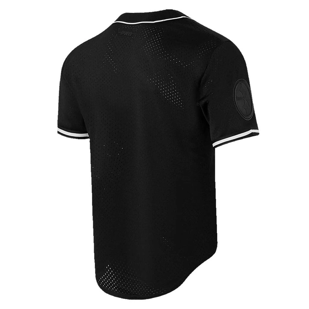 Pro Standard Pro Standard Steelers Triple Tonal Mesh Button-Up Shirt - Men's 3
