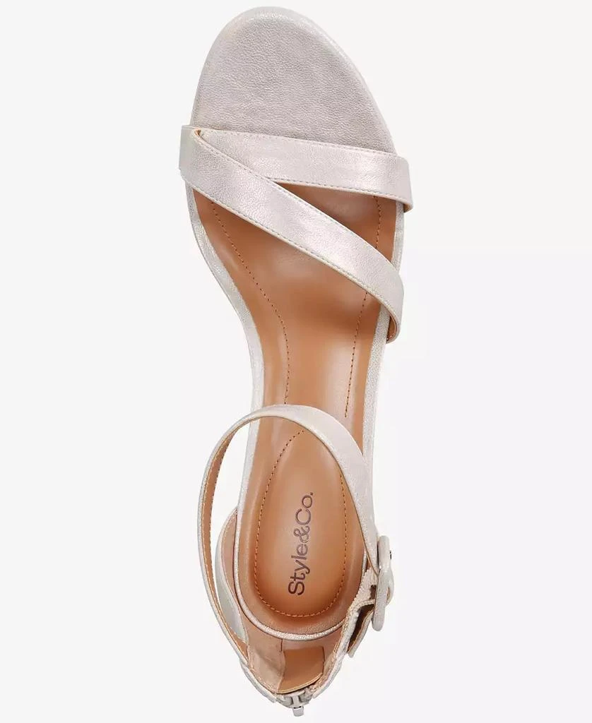 Style & Co Pammyy Open-Toe Buckles Dress Sandals, Exclusively at Macy's 6