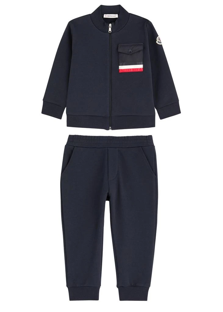 Moncler KIDS Stretch-cotton tracksuit  1