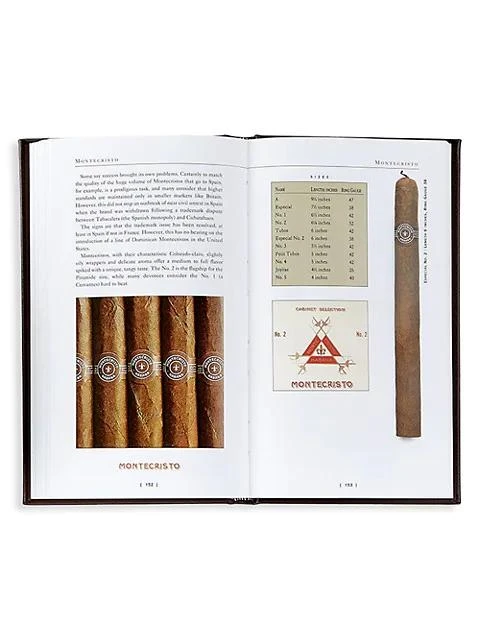 Graphic Image ''The Cigar Companion'' Leather-Bound Book 8