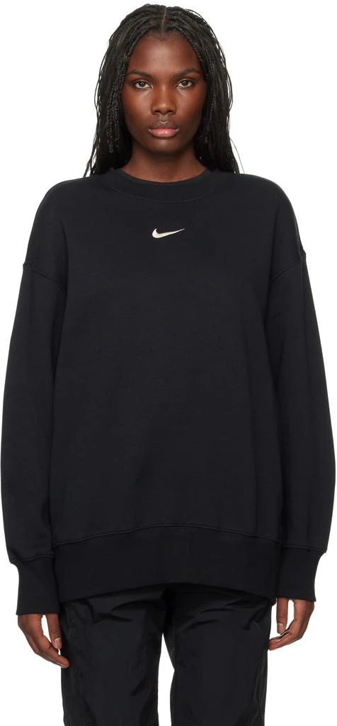 NIKE Black Sportswear Phoenix Fleece Sweatshirt 1