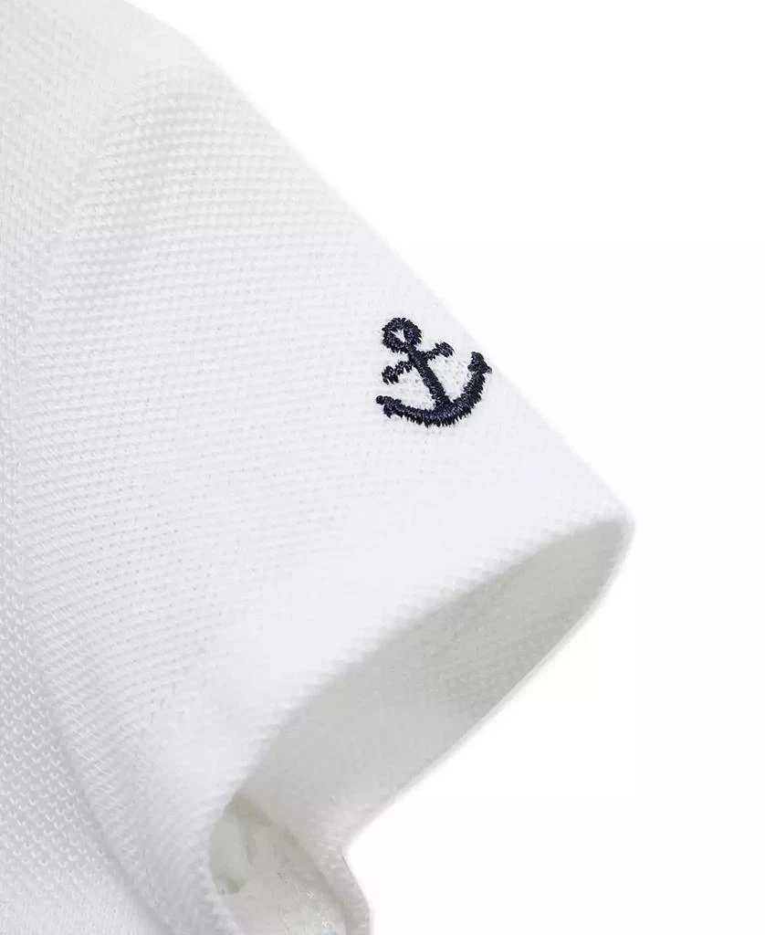 Little Me Baby Boys
 Patchwork Detail Shortall and Polo Shirt, 2-Piece Set 4