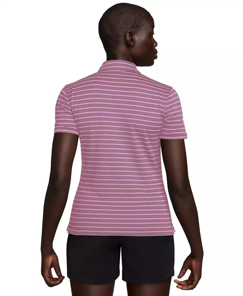 NIKE Women's Dri-FIT Short-Sleeve Striped Golf Polo 2