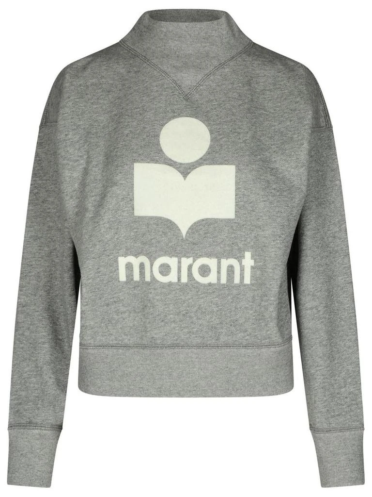 Isabel Marant Étoile Isabel Marant Étoile 'Moby' Grey Cotton Sweatshirt 1