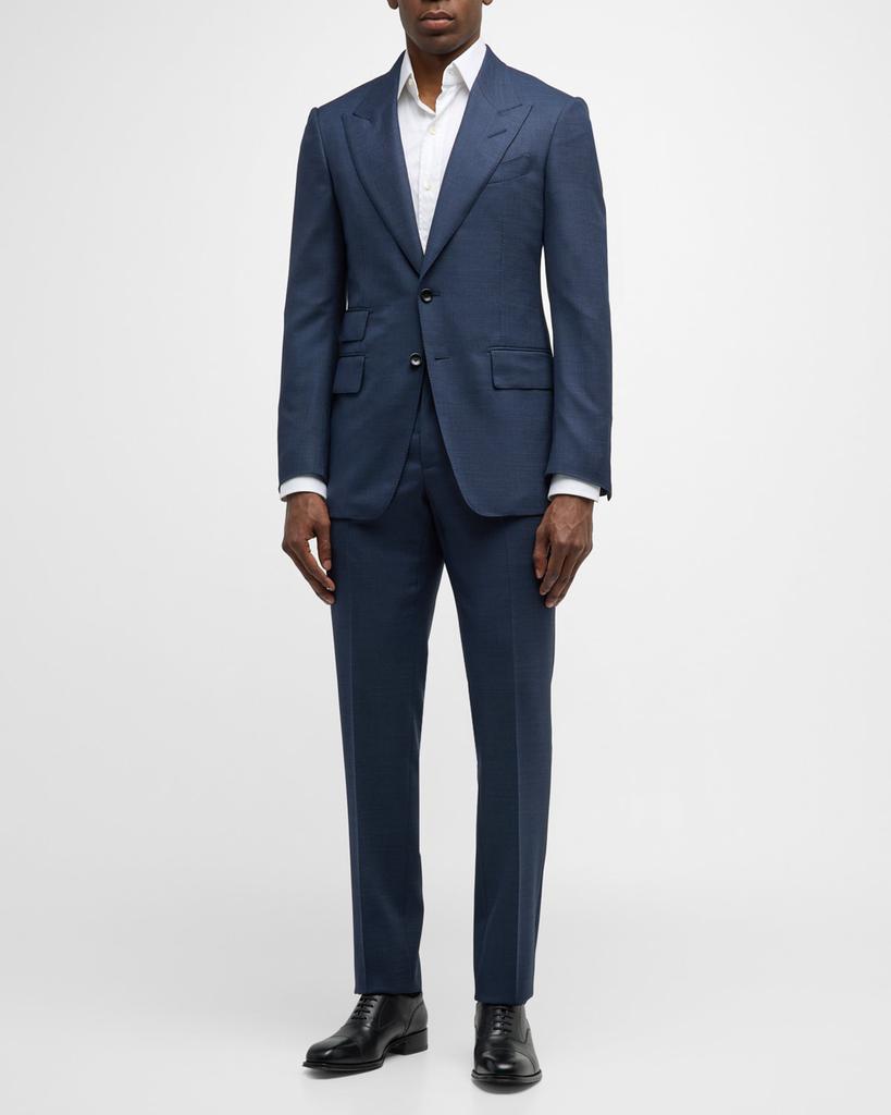 TOM FORD Men's Shelton Sharkskin Stretch Suit
