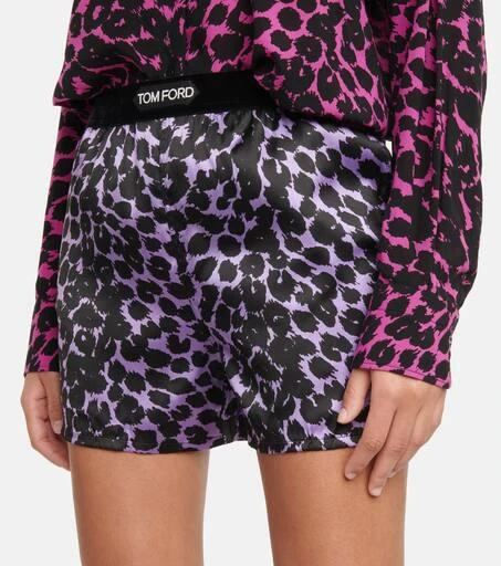 Tom Ford Leopard-print shorts 4