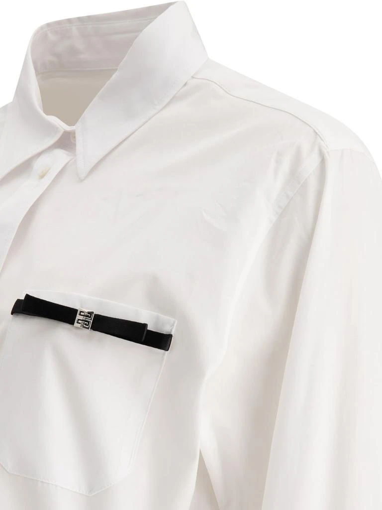 Givenchy Givenchy Bow-Detailed Cropped Shirt 4