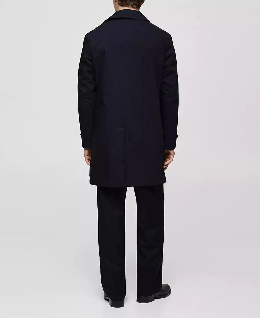 Mango Men's Classic Water-Repellent Trench Coat 3